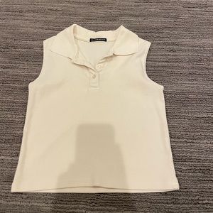Tank Top - Brandy Melville, Extra Small, Cream